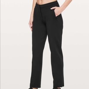 Lululemon On the Move Pant Ponte 28” Black Size 10
